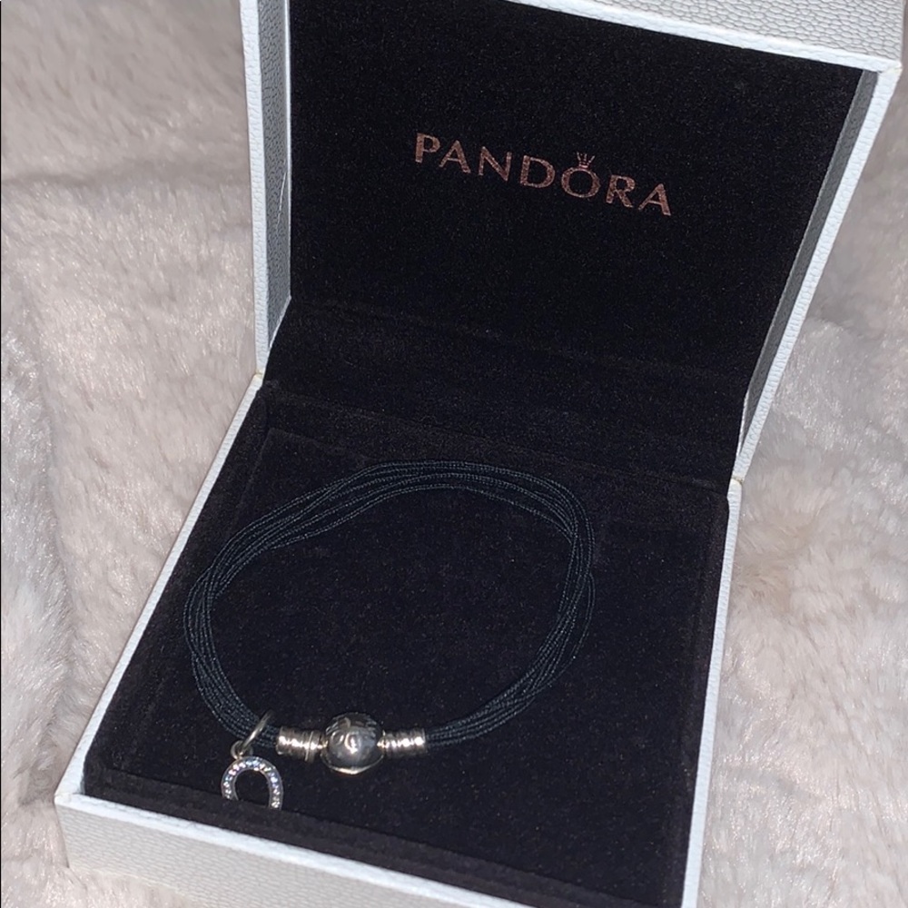Pandora bracelet, with box.
